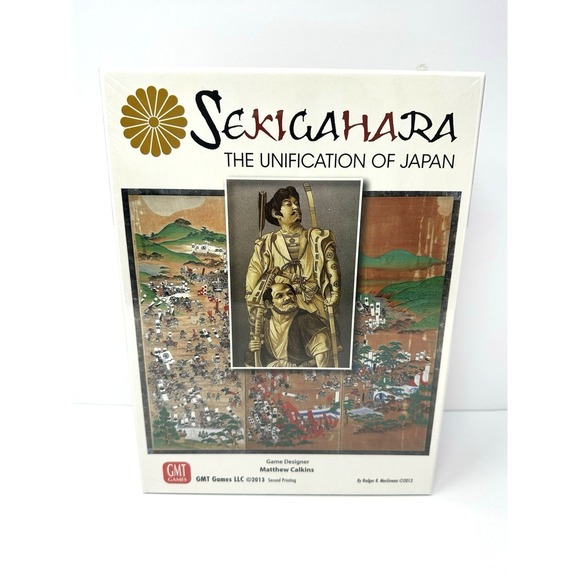 Sekigahara The Unification of Japan Board Game 2nd Printing (2013) NEW SEALED